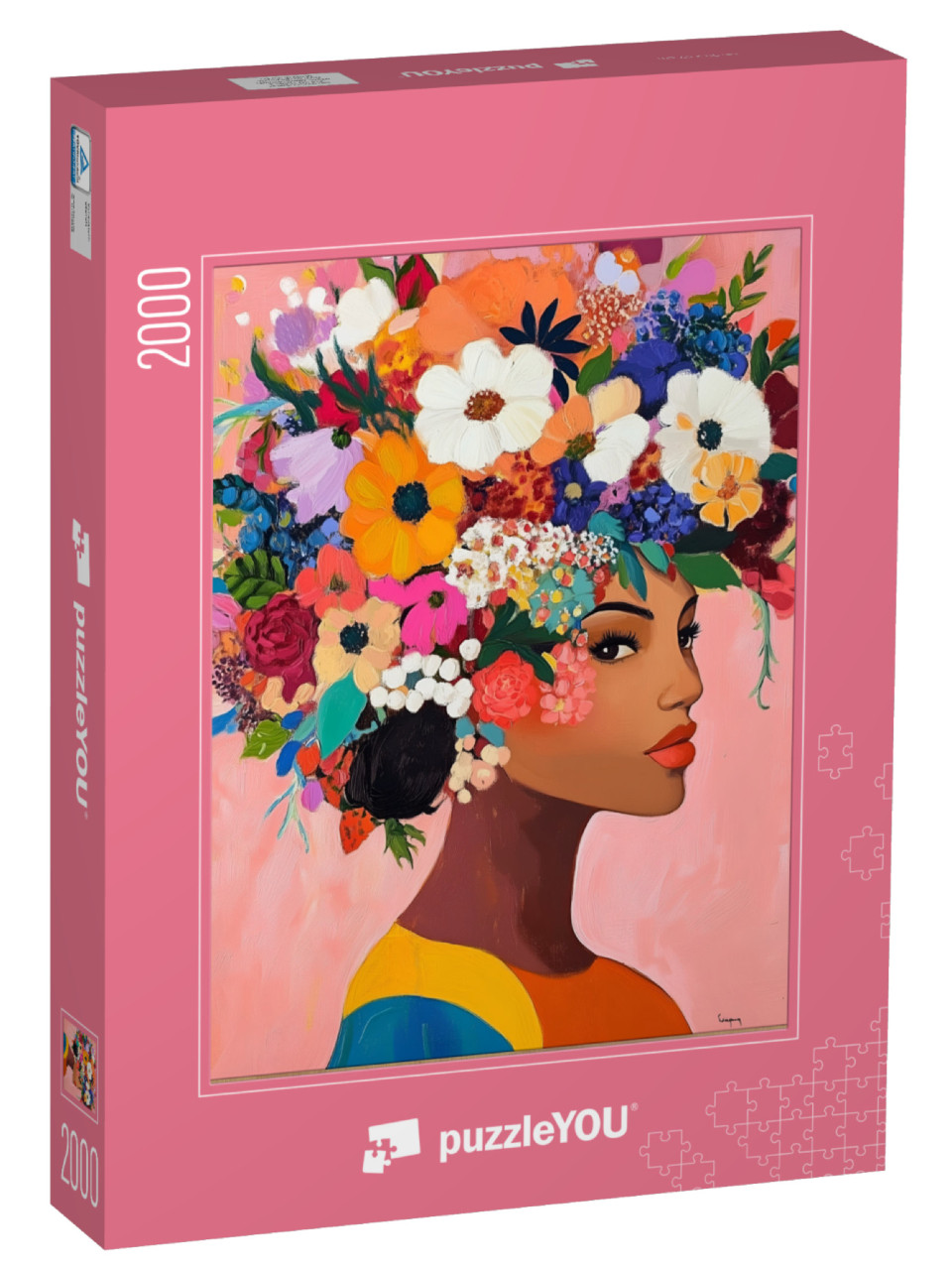 Puzzel 2000 stukjes „Liefde bloeit op mij“