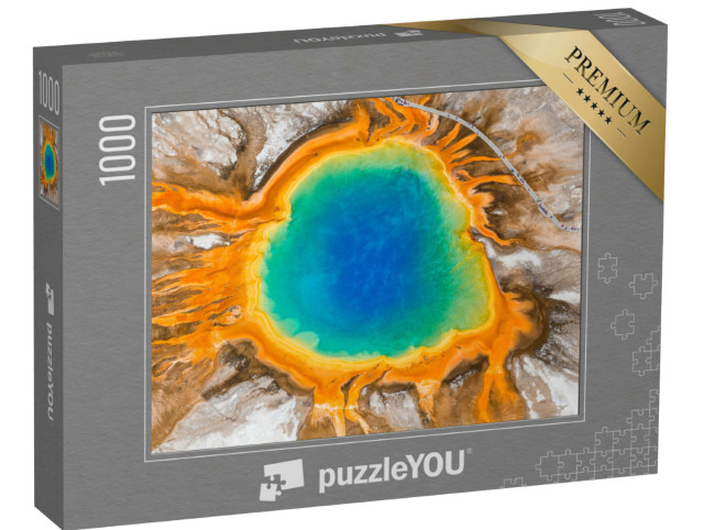 Puzzel 1000 stukjes „Grote prismatische bron, Yellowstone National Park, Wyoming, VS“
