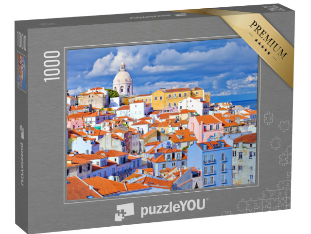 Puzzel 1000 stukjes „Lissabon, wijk Alfama, Portugal“