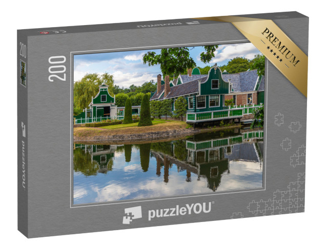 Puzzel 200 stukjes „Koopmanshuis in het Openluchtmuseum, Arnhem, Nederland“