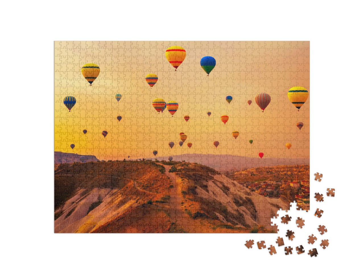 Puzzel 1000 stukjes „Luchtballonnen boven Turkije“