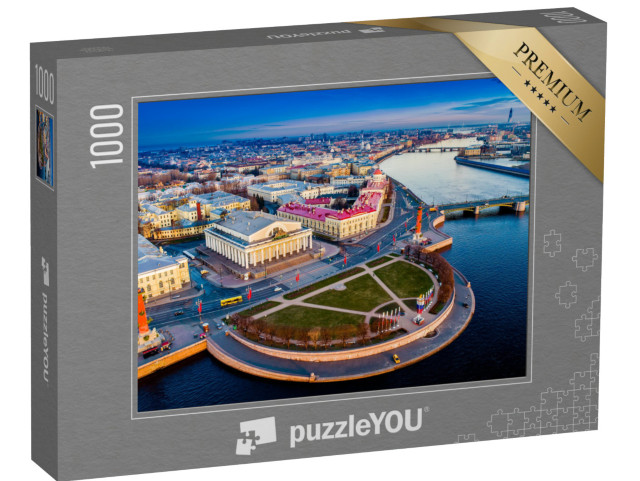 Puzzel 1000 stukjes „Spit van Vasilievsky Eiland, St. Petersburg“