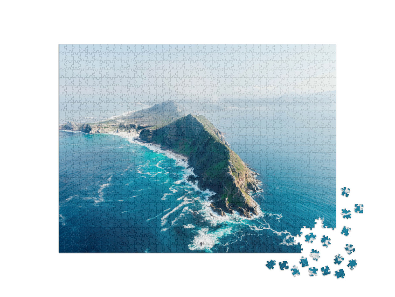 Puzzel 1000 stukjes „Kaap Punt en Kaap de Goede Hoop, Zuid-Afrika“