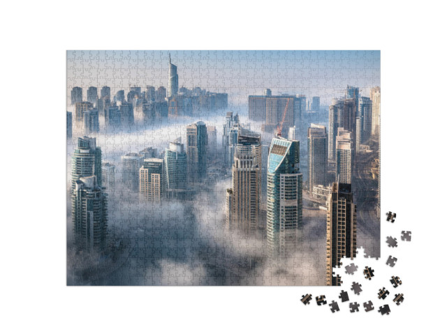 Puzzel 1000 stukjes „Dubai skyline“