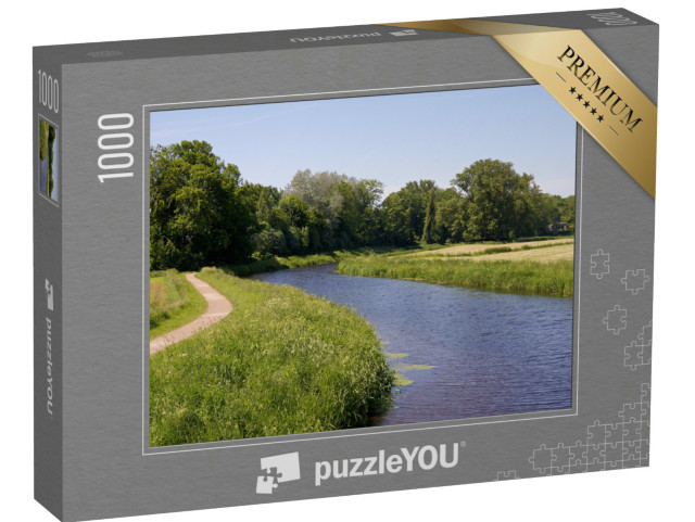Puzzel 1000 stukjes „Pad langs de Oude IJssel in Nederland“