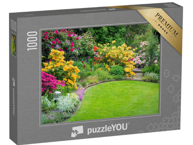 Puzzel 1000 stukjes „Prachtige tuin in de lente“