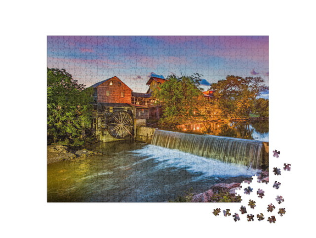 Puzzel 1000 stukjes „Pigeon Forge Tennessee“