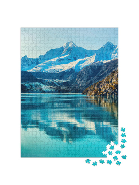 Puzzel 1000 stukjes „Gletsjerbaai in Alaska“