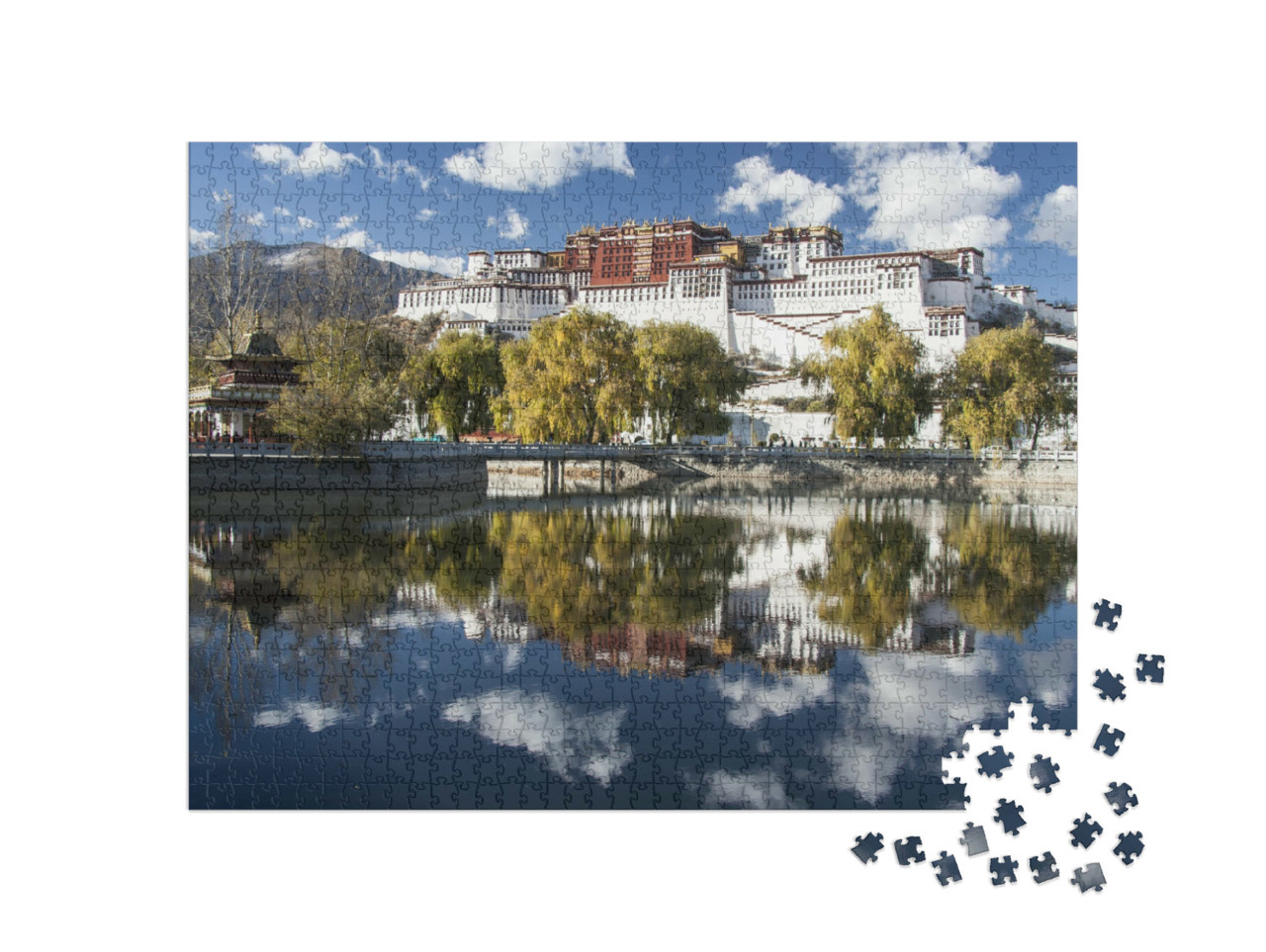 Puzzel 1000 stukjes „Potalapaleis, Tibet“