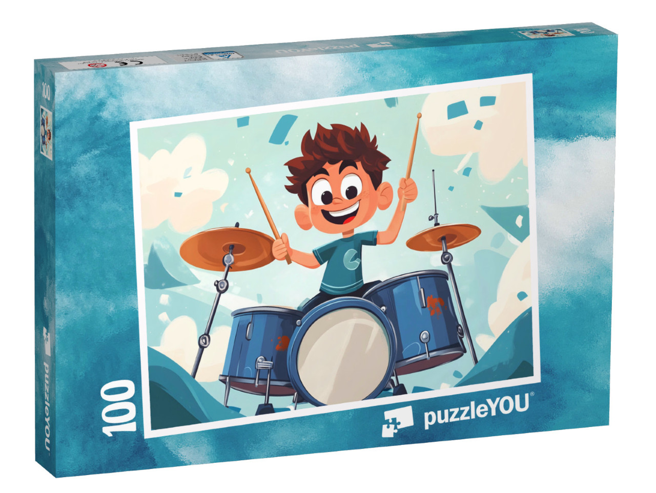 Puzzel 100 stukjes „Trommelen op de trommels“