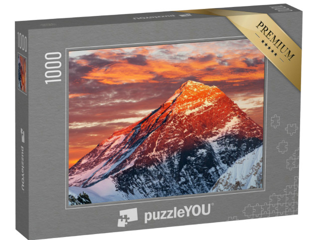 Puzzel 1000 stukjes „Avond op de Mount Everest, Nepal“