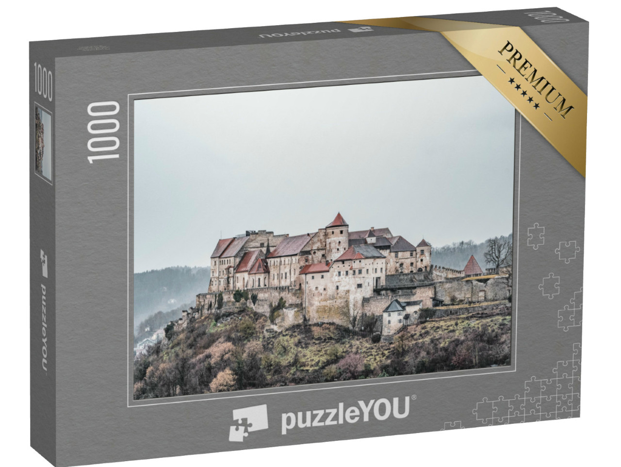 Puzzel 1000 stukjes „Kasteel Burghausen“