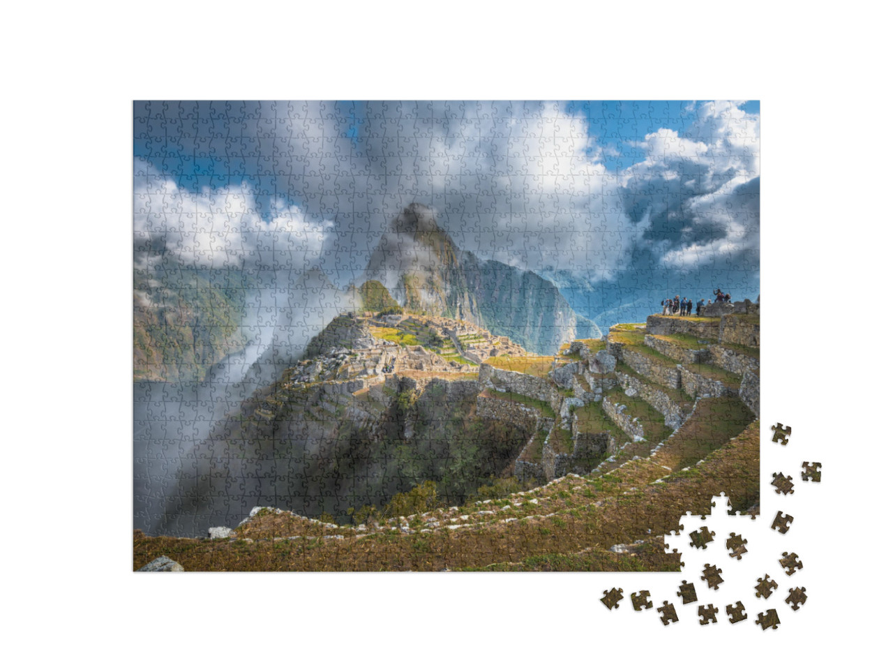 Puzzel 1000 stukjes „Machu Picchu, UNESCO Werelderfgoedlocatie“