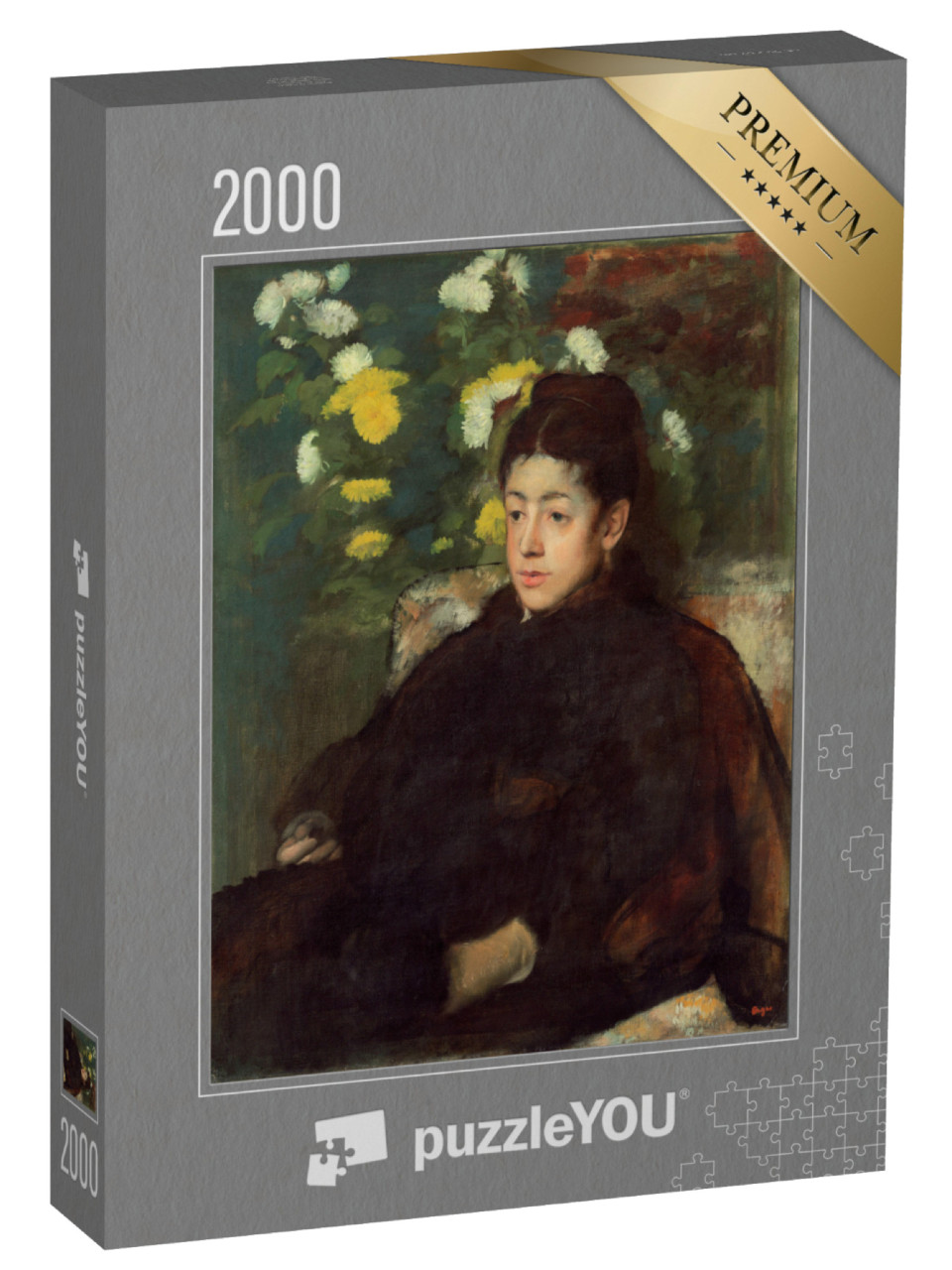 Puzzel 2000 stukjes „Edgar Degas - Juffrouw Malo“