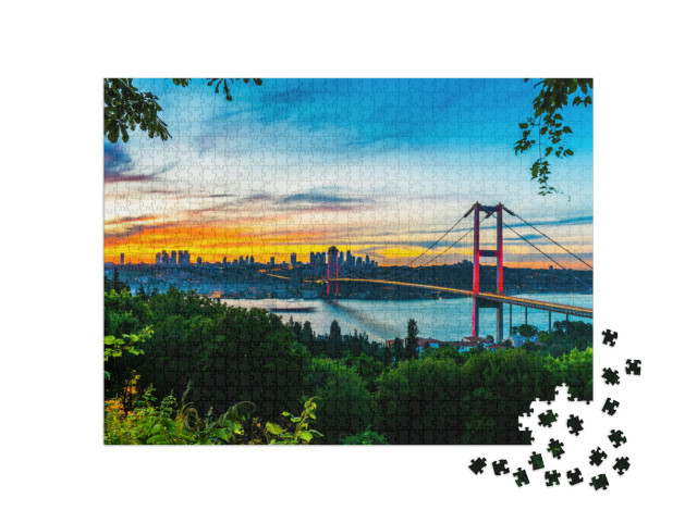 Puzzel 1000 stukjes „Istanbul Bosporusbrug, Turkije“
